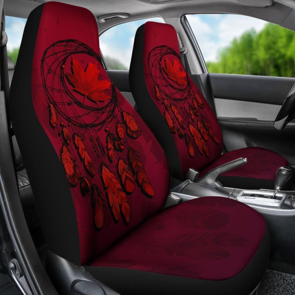 Canada Maple Leaf Dreamcatcher Car Seat Covers