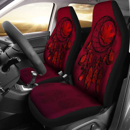 Canada Maple Leaf Dreamcatcher Car Seat Covers