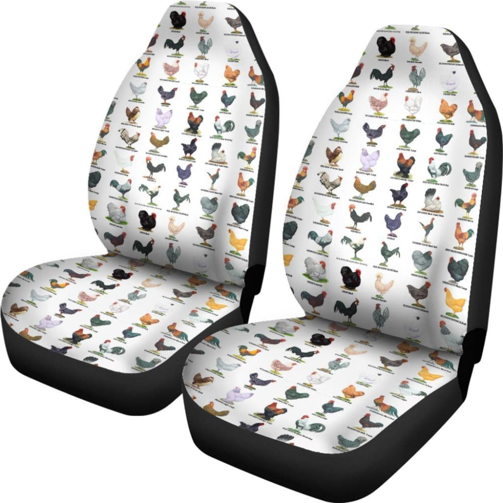 Car Seat Covers - Chicken Poultry Breeds
