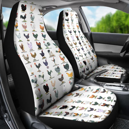 Car Seat Covers - Chicken Poultry Breeds