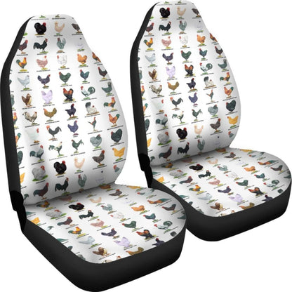 Car Seat Covers - Chicken Poultry Breeds