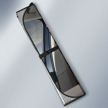 Family Bear Drink Beer Blue Moon Car Sun Shade Funny