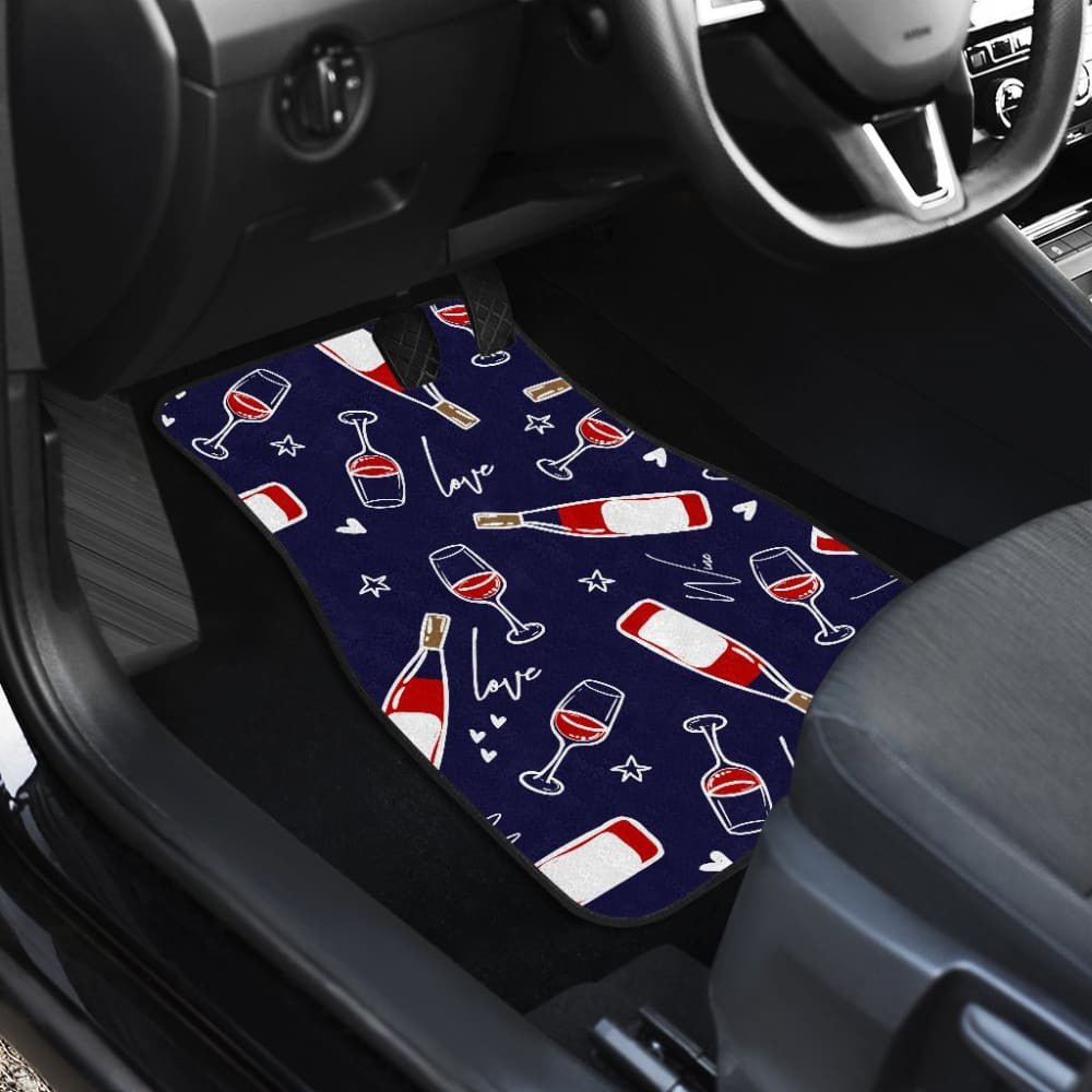 Wine Lovers Car Floor Mats