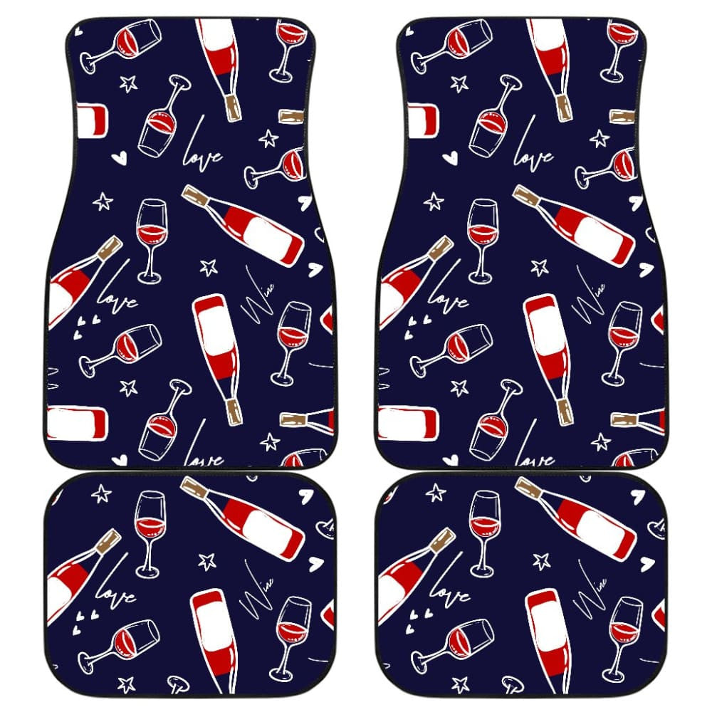 Wine Lovers Car Floor Mats