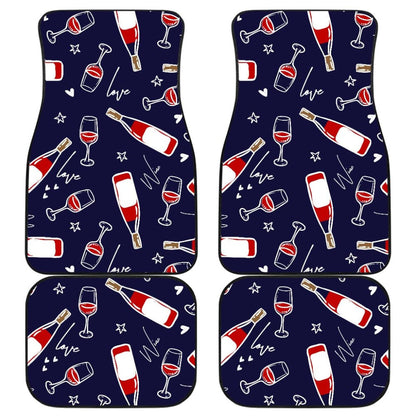 Wine Lovers Car Floor Mats