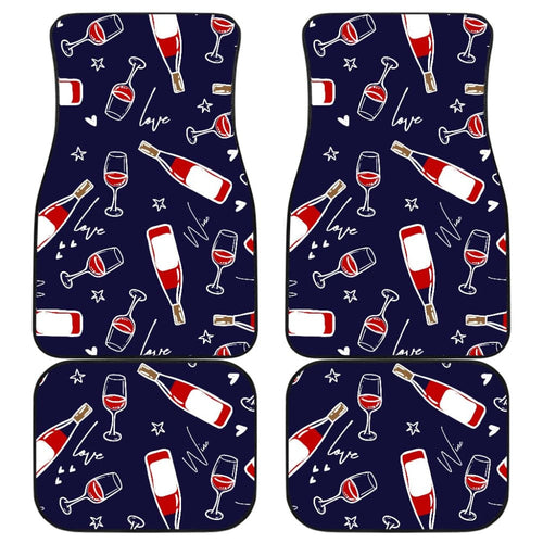 Wine Lovers Car Floor Mats