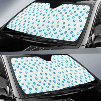 Paw Prints Car Auto Sun Shades Auto Sun Shade