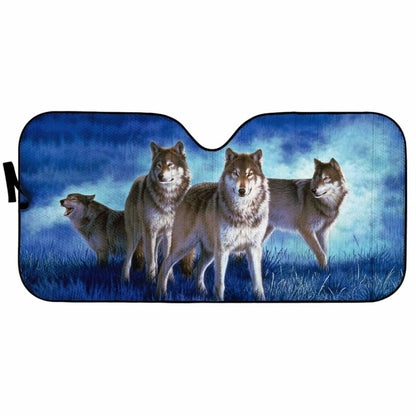 Car Sun Shades- Wolf Pack