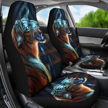 Tiger Art Design Animals Fantasy Car Seat Covers