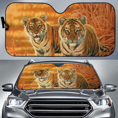 Car Sun Shade Tigers