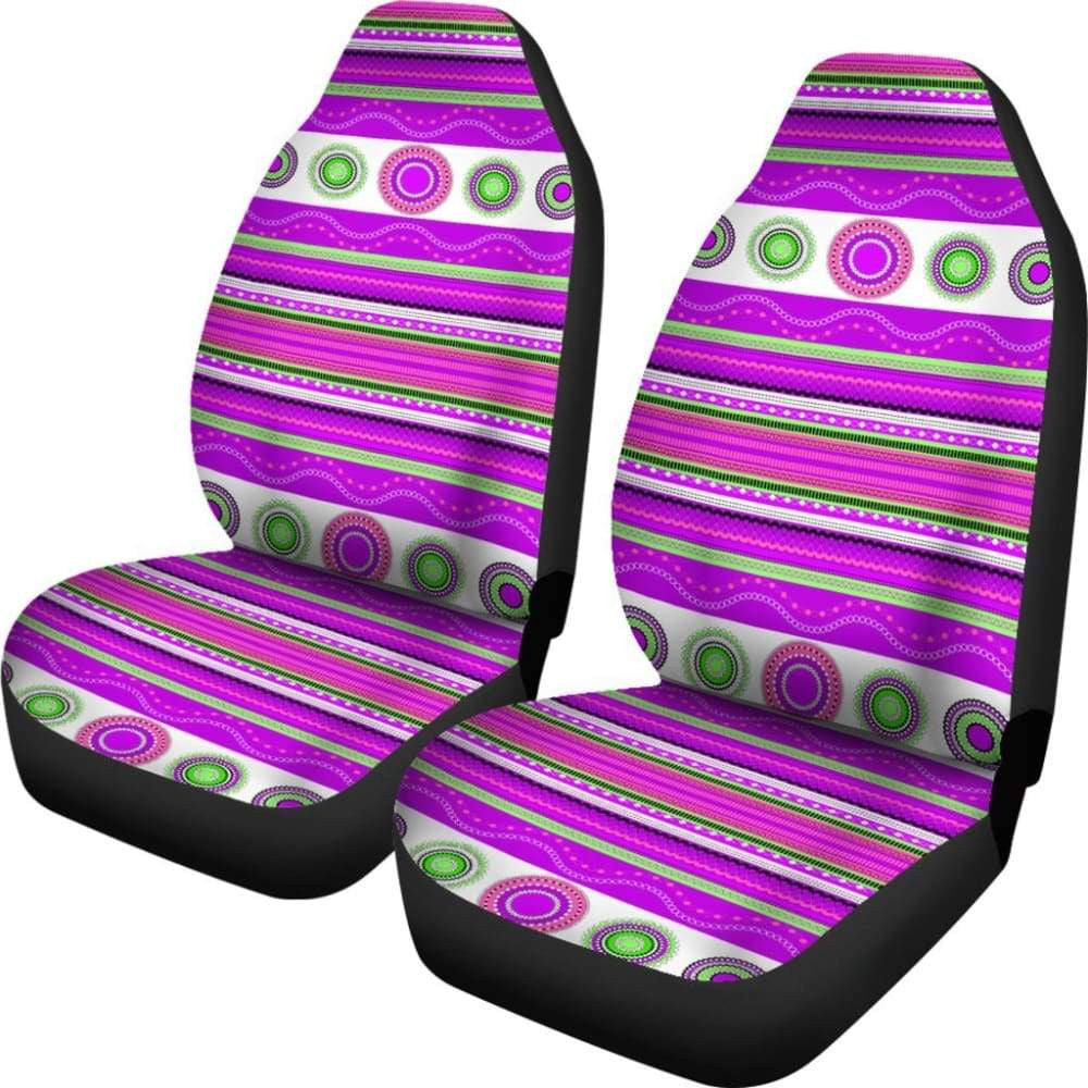 Purple Aztec Design Car Seat Covers