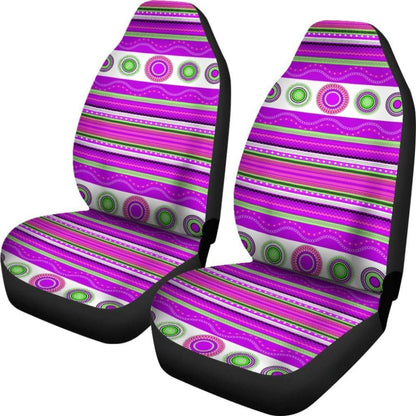 Purple Aztec Design Car Seat Covers