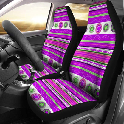 Purple Aztec Design Car Seat Covers