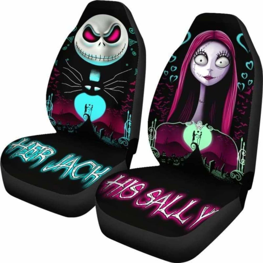 Jack And Sally Car Seat Cover