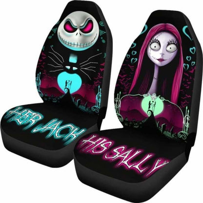 Jack And Sally Car Seat Cover