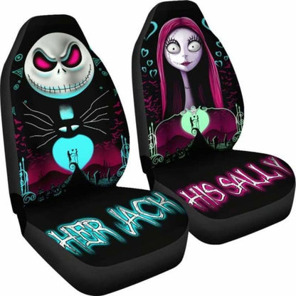 Jack And Sally Car Seat Cover