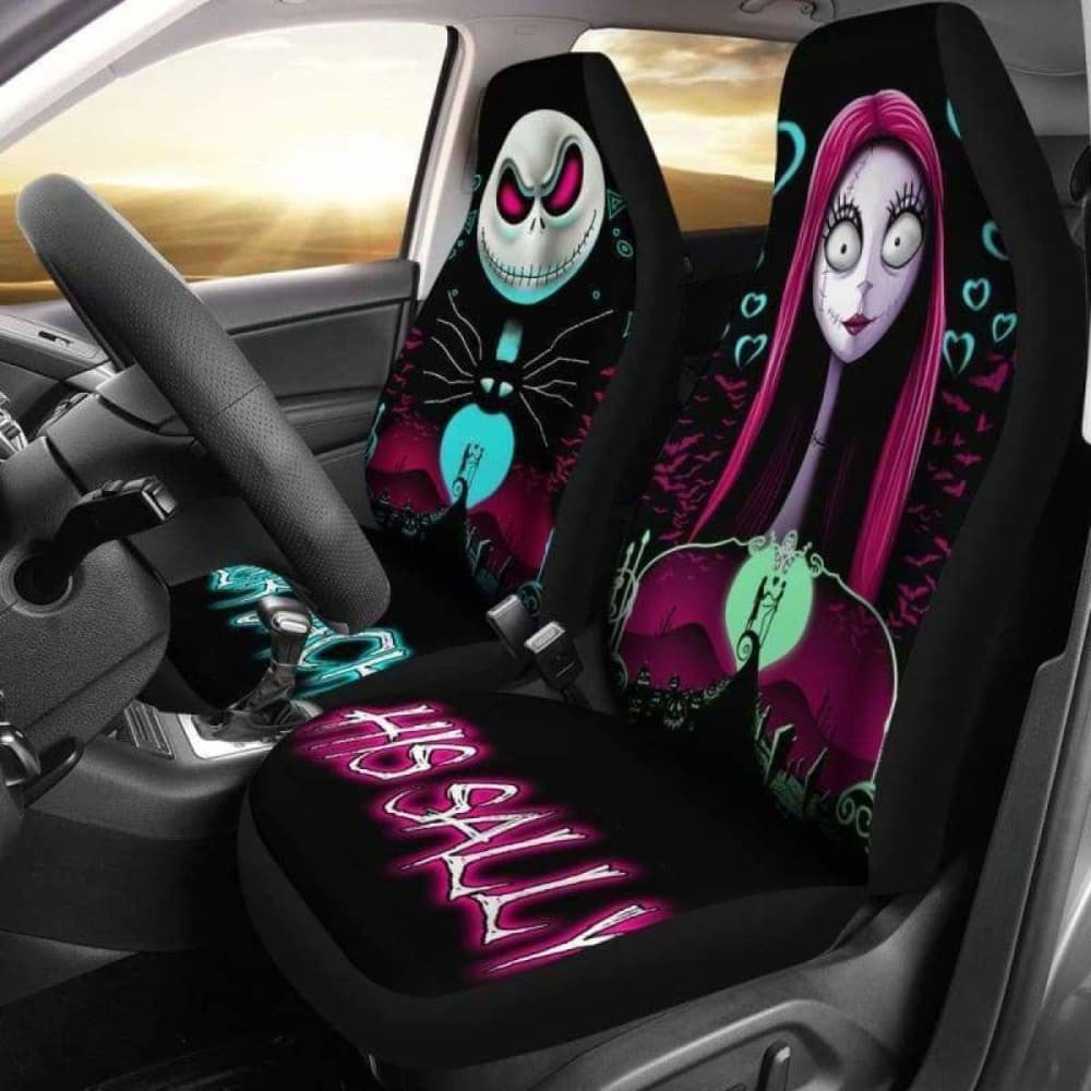 Jack And Sally Car Seat Cover