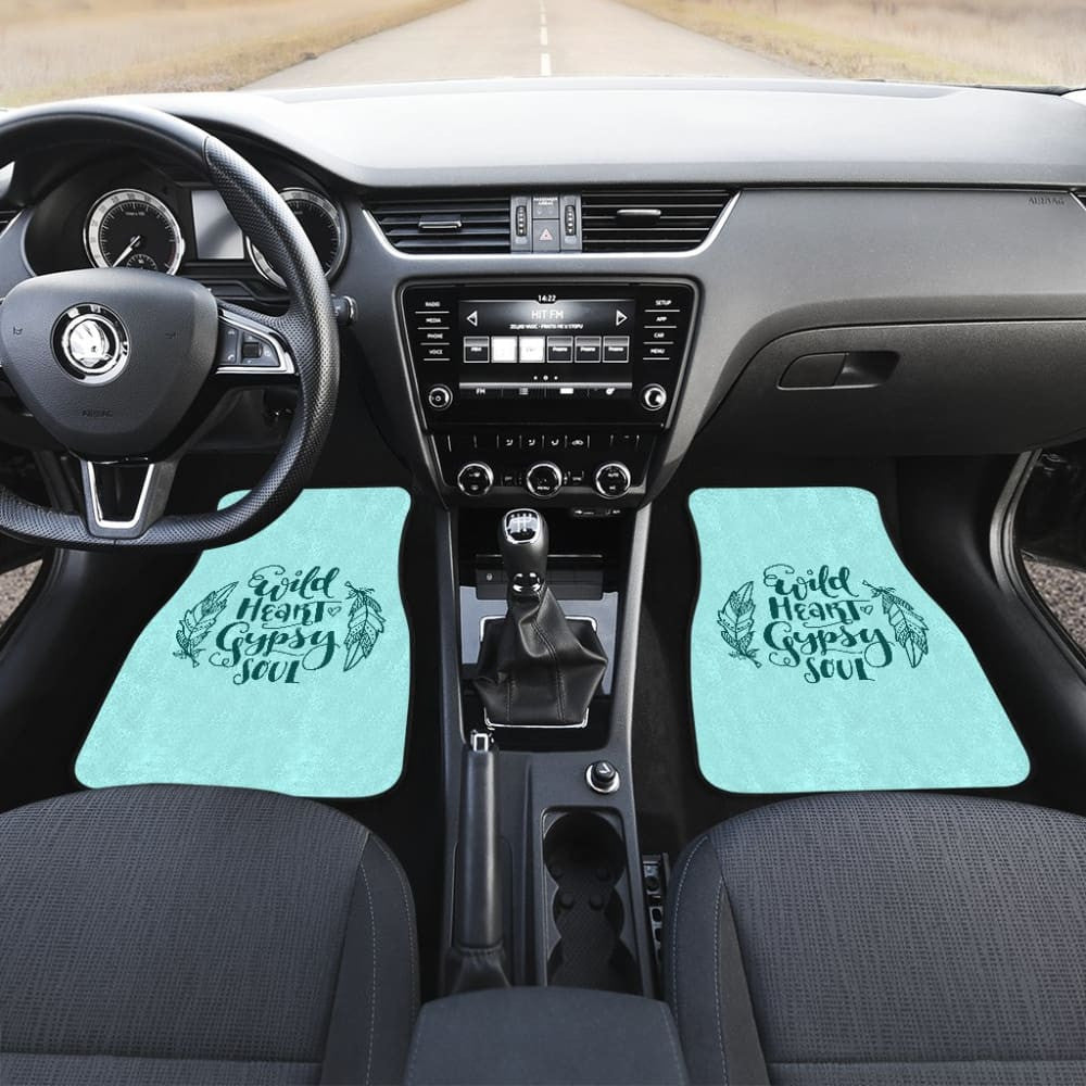 Amazing Wild Heart Gypsy Soul Ombre Car Floor Mats