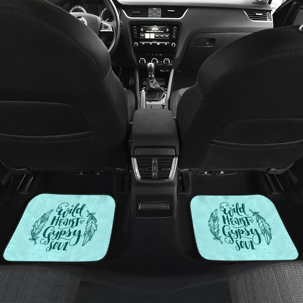 Amazing Wild Heart Gypsy Soul Ombre Car Floor Mats