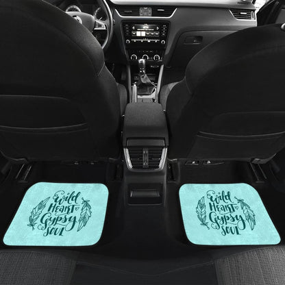 Amazing Wild Heart Gypsy Soul Ombre Car Floor Mats