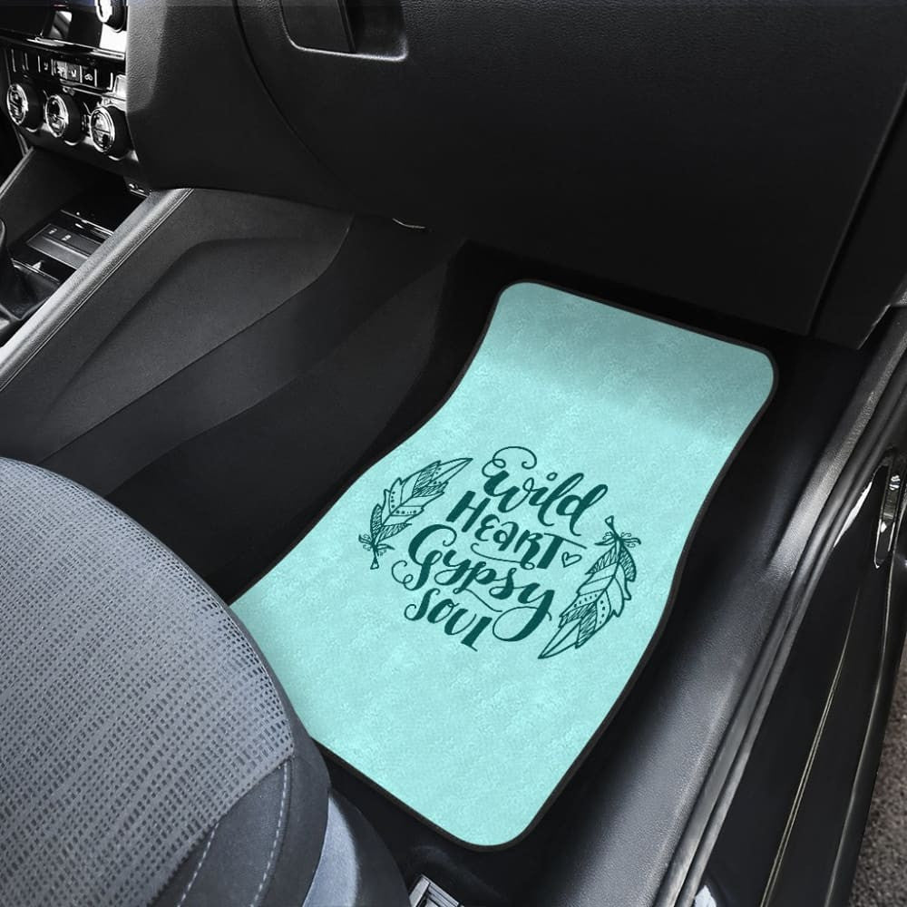 Amazing Wild Heart Gypsy Soul Ombre Car Floor Mats