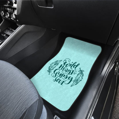 Amazing Wild Heart Gypsy Soul Ombre Car Floor Mats