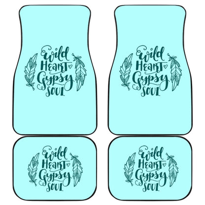 Amazing Wild Heart Gypsy Soul Ombre Car Floor Mats