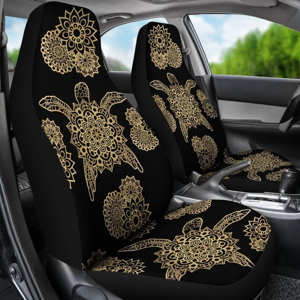 Golden Sea Turtle - Car Seat Covers
