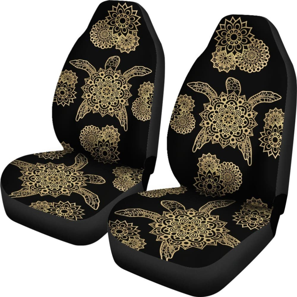 Golden Sea Turtle - Car Seat Covers