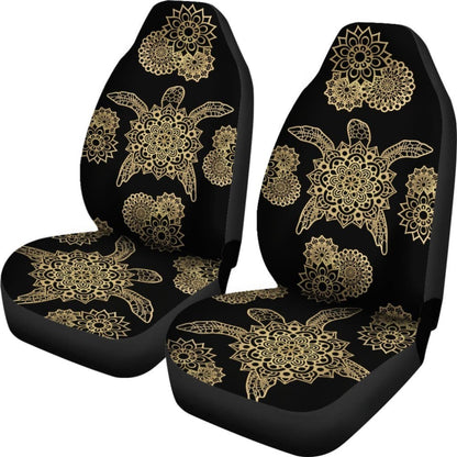 Golden Sea Turtle - Car Seat Covers