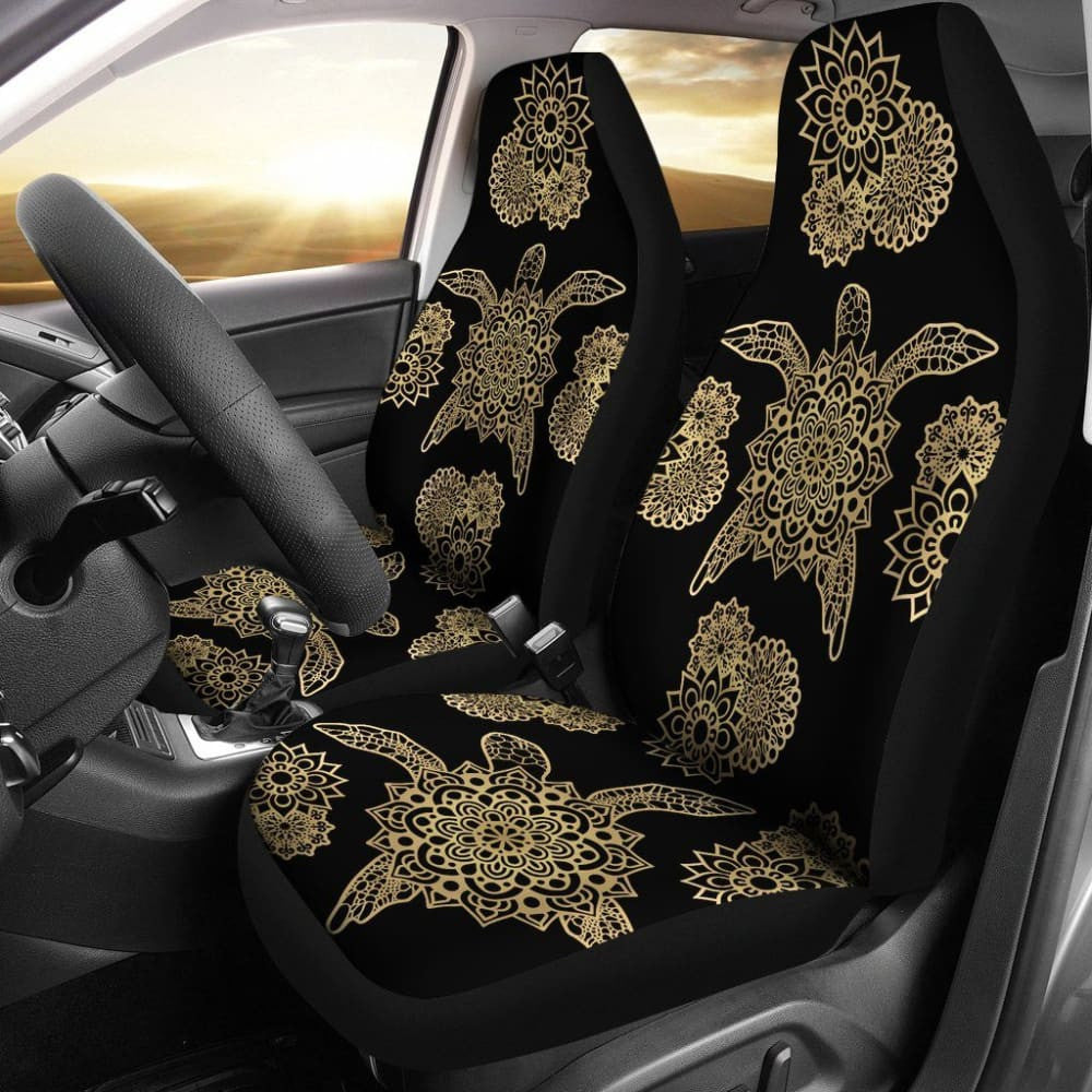 Golden Sea Turtle - Car Seat Covers