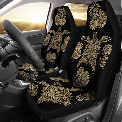 Golden Sea Turtle - Car Seat Covers