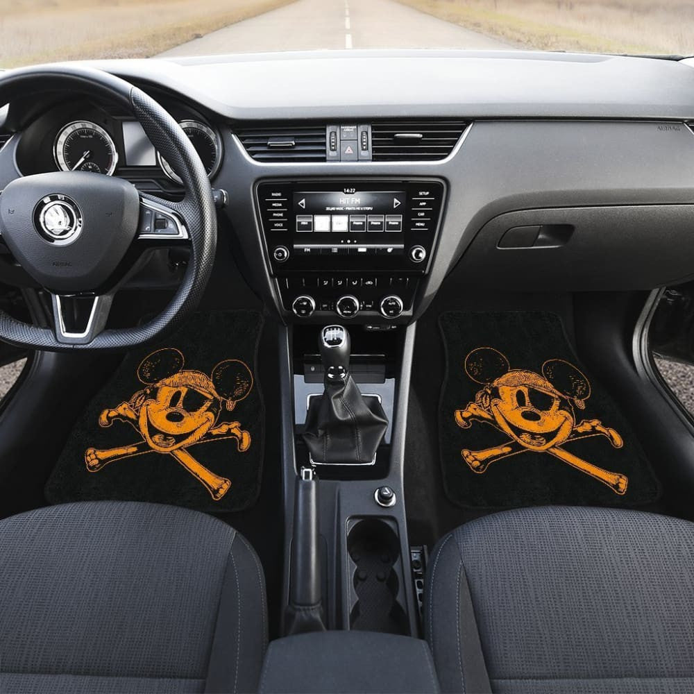 Pirates Of The Caribbean Mice Logo Car Floor Mats