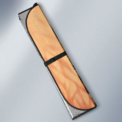 Car Sun Shades With Leopard Print