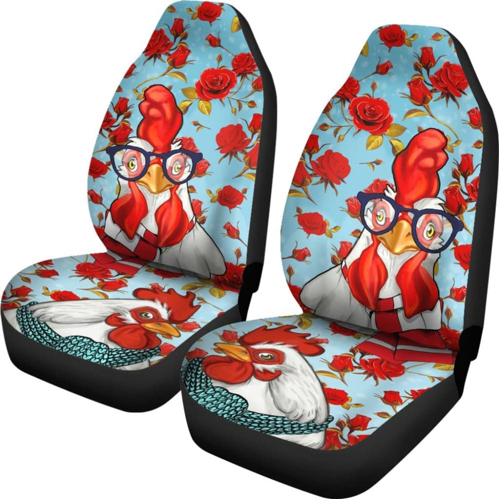 Flower Chicken Car Seat Covers