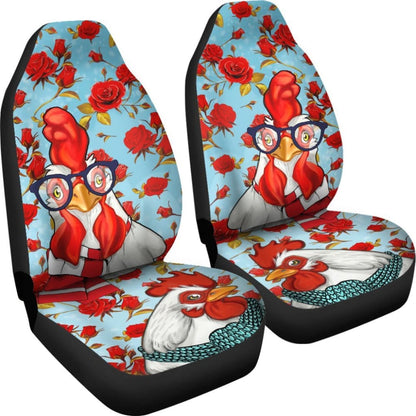 Flower Chicken Car Seat Covers