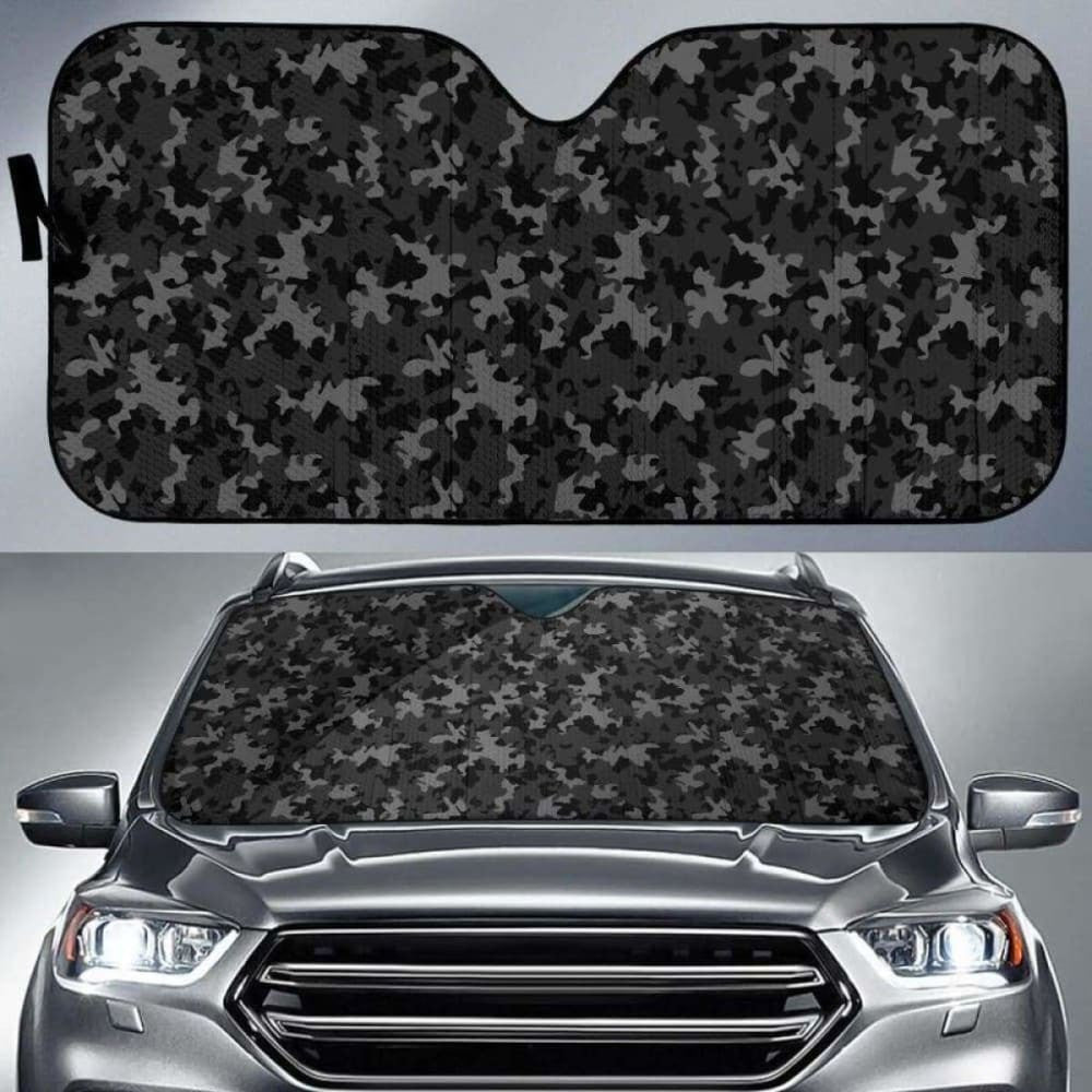 Black Camo Auto Sun Shades