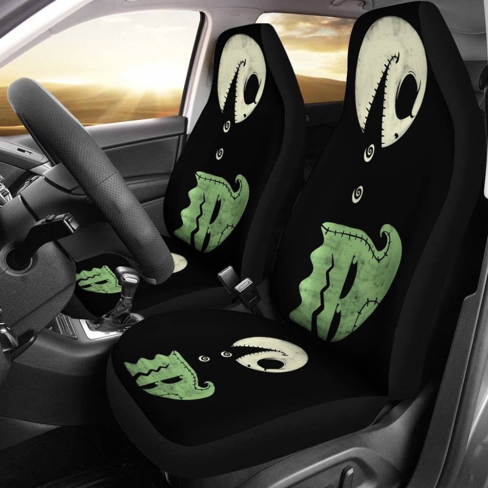 Pacman Jack Skellington Nightmare Before Christmas Car Seat Covers