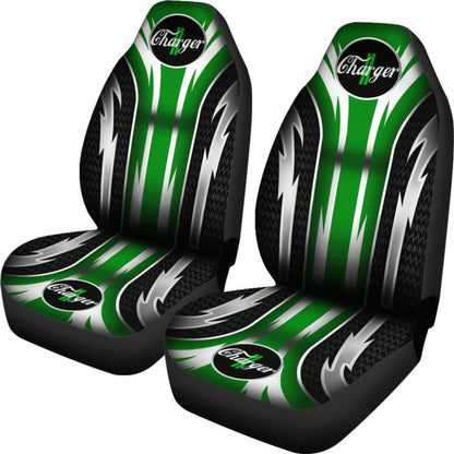 Front Dodge Charger Seat Covers Green