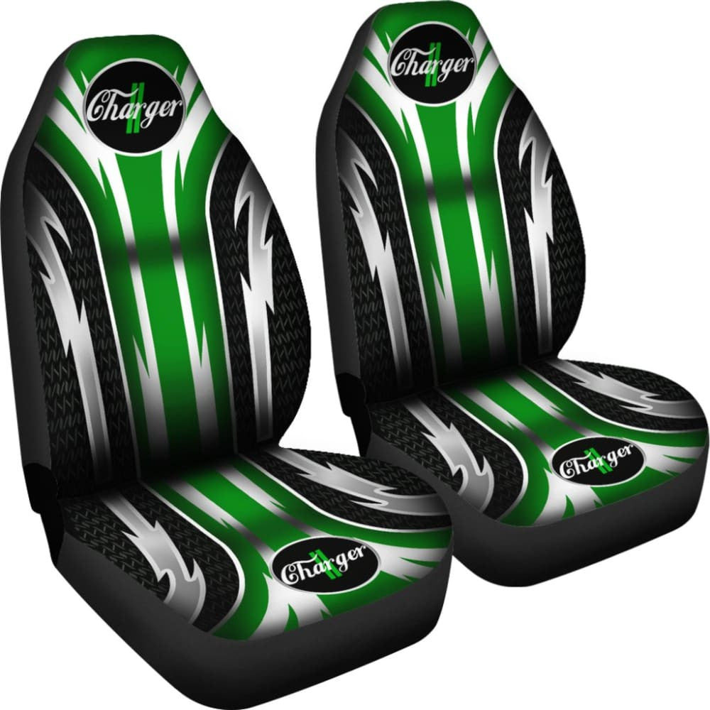Front Dodge Charger Seat Covers Green