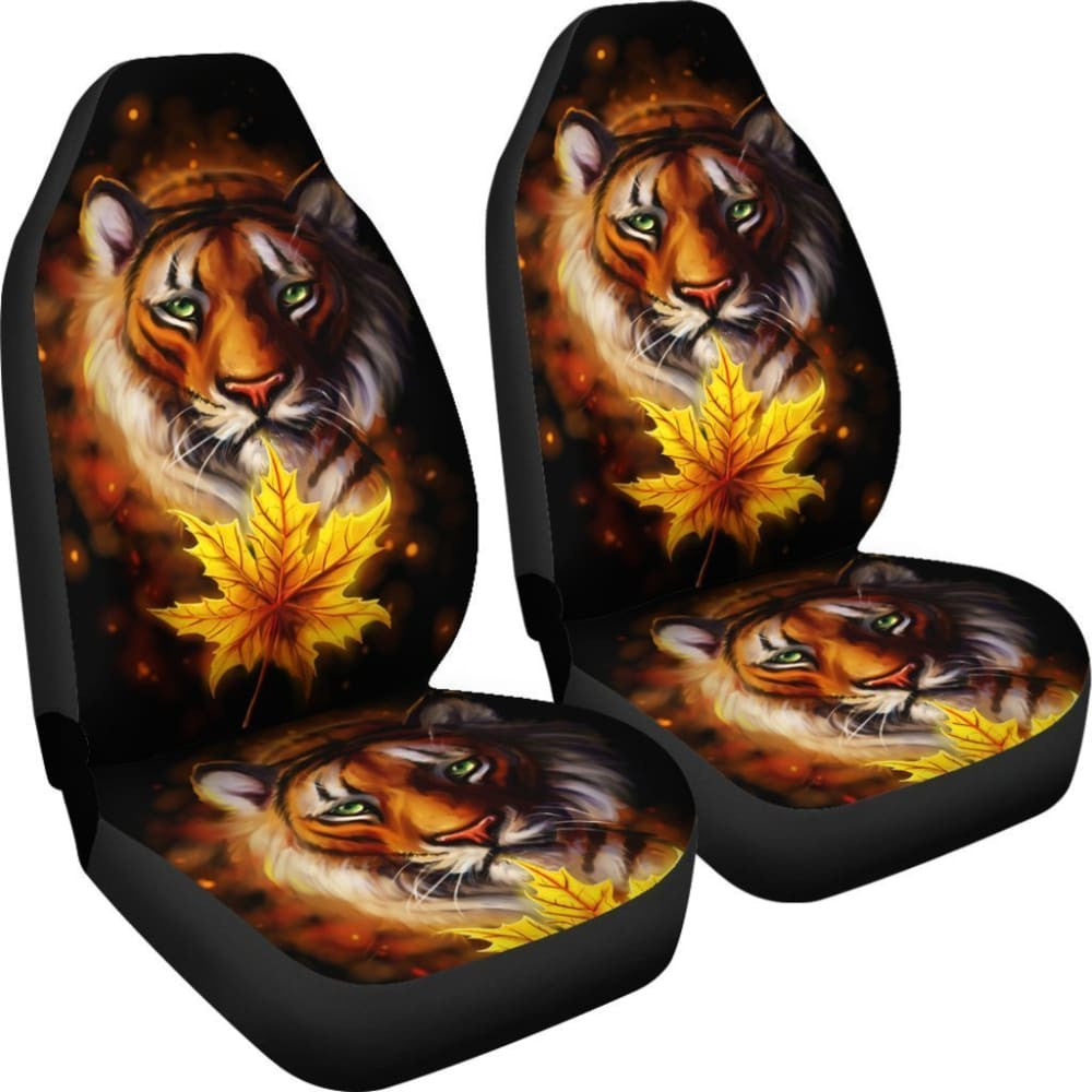 Tiger Digital Art Animal Car Seat Covers