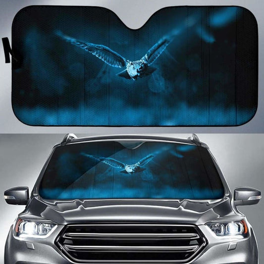 Owl Night Flight HdK Car Sun Shade