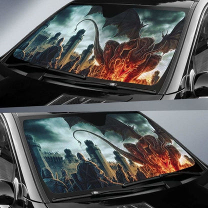Dragon Attack Art Sun Shade amazing best gift ideas