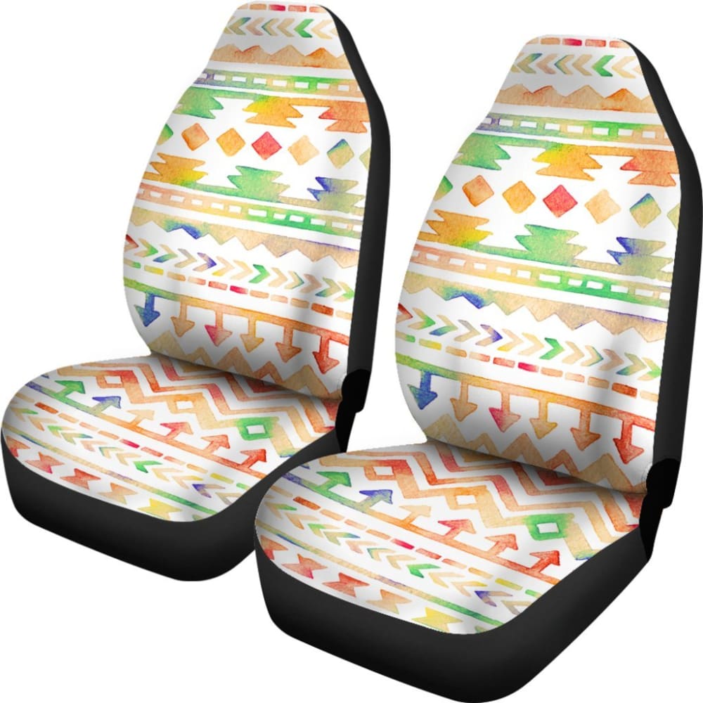 Colorful Aztec Design Car Seat Covers