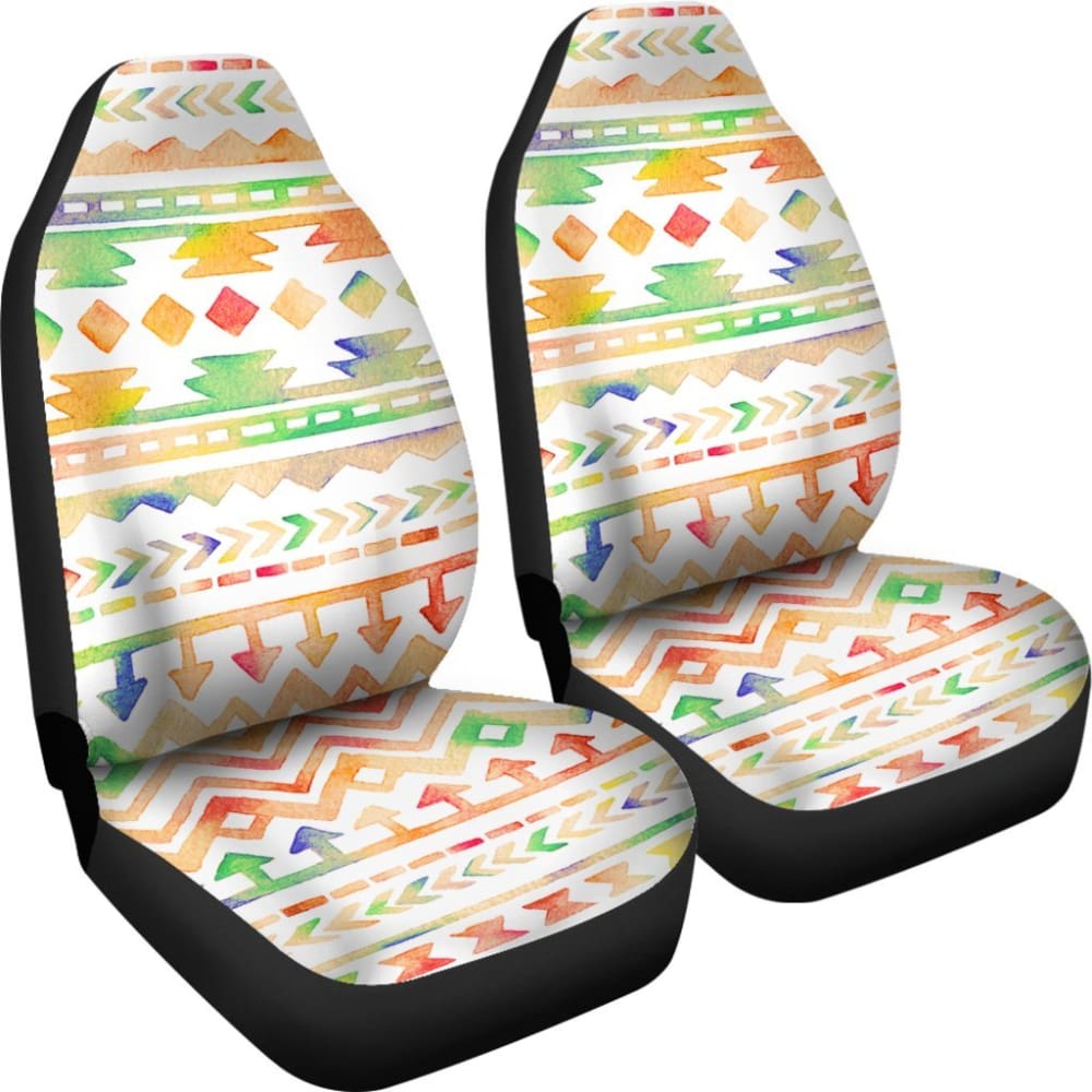 Colorful Aztec Design Car Seat Covers