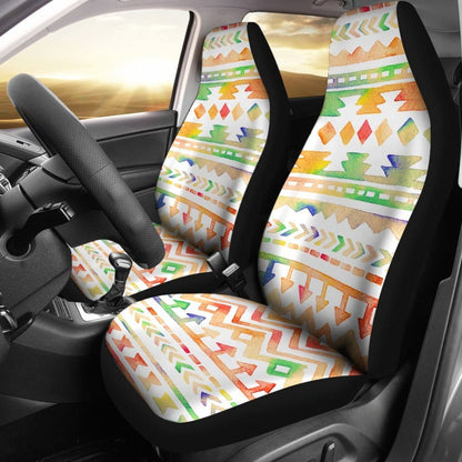 Colorful Aztec Design Car Seat Covers
