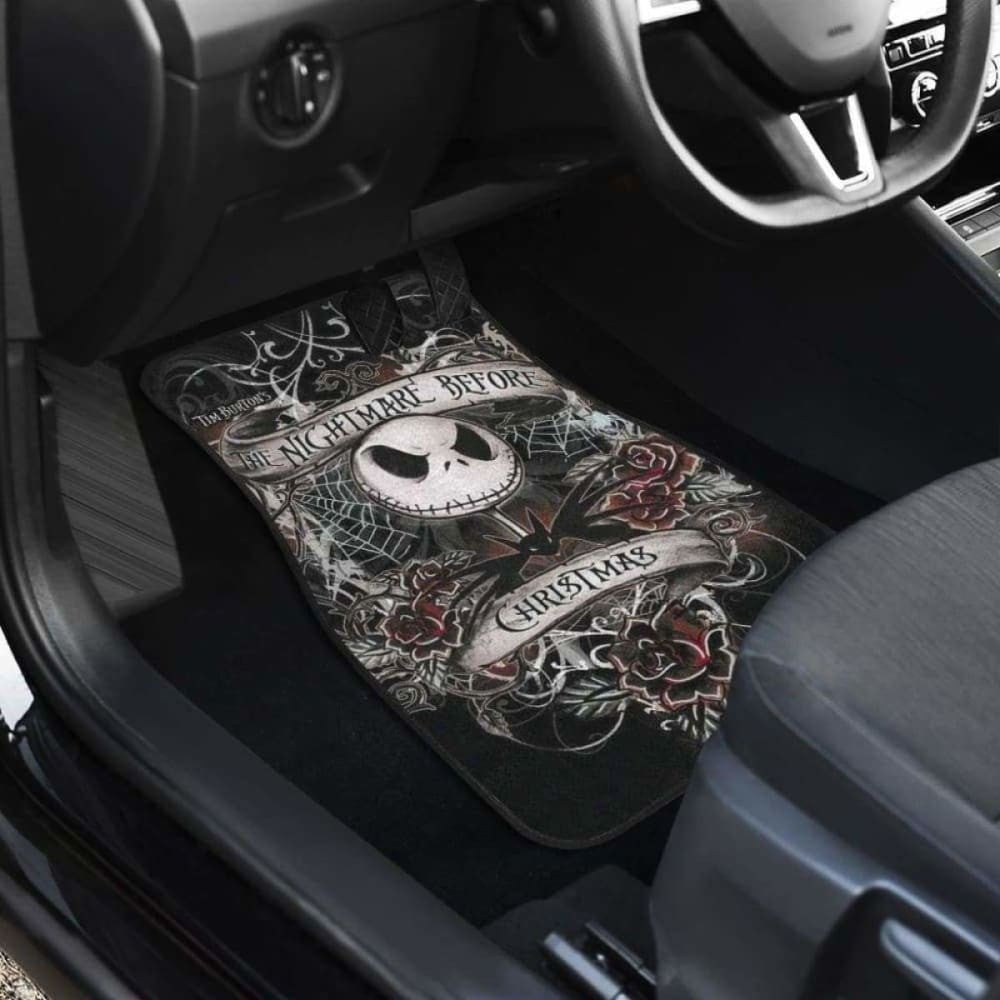 Jack Car Floor Mats Nightmare Before Christmas Cartoon Amazing