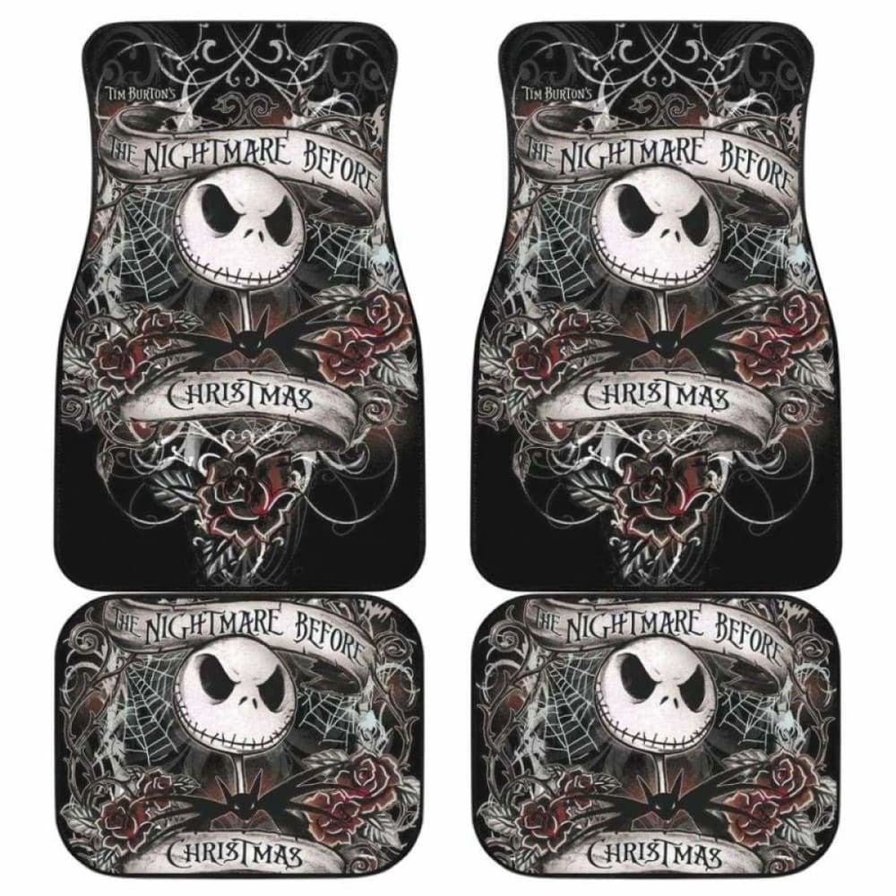 Jack Car Floor Mats Nightmare Before Christmas Cartoon Amazing