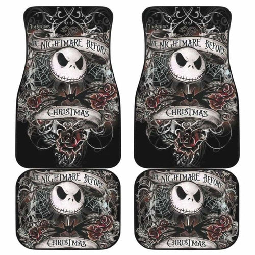 Jack Car Floor Mats Nightmare Before Christmas Cartoon Amazing