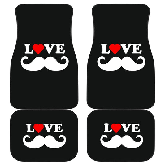 Mustache Beard Print Design Car Floor Mats